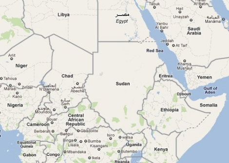 Carte-Tchad-Soudan